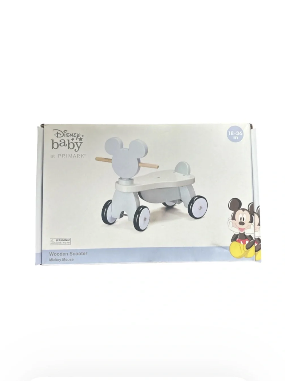 Disney Mickey Mouse Wooden Ride-On Scooter For Kids